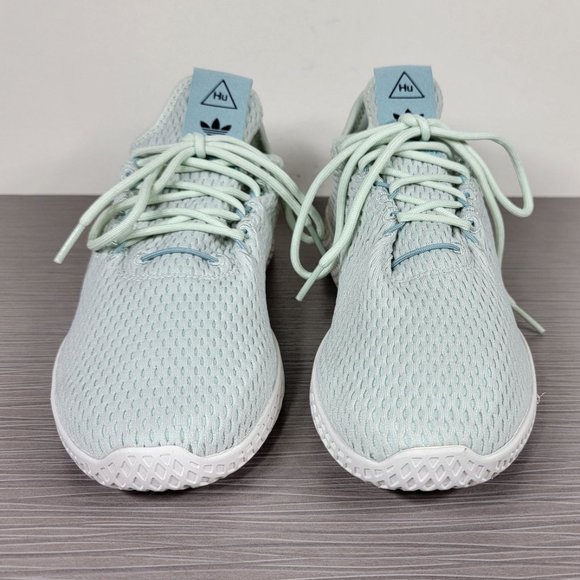 adidas Pharrell Williams HU NMD Youth Sneaker, Linen Green, Big Kid Size 7 /40 - Picture 2 of 10